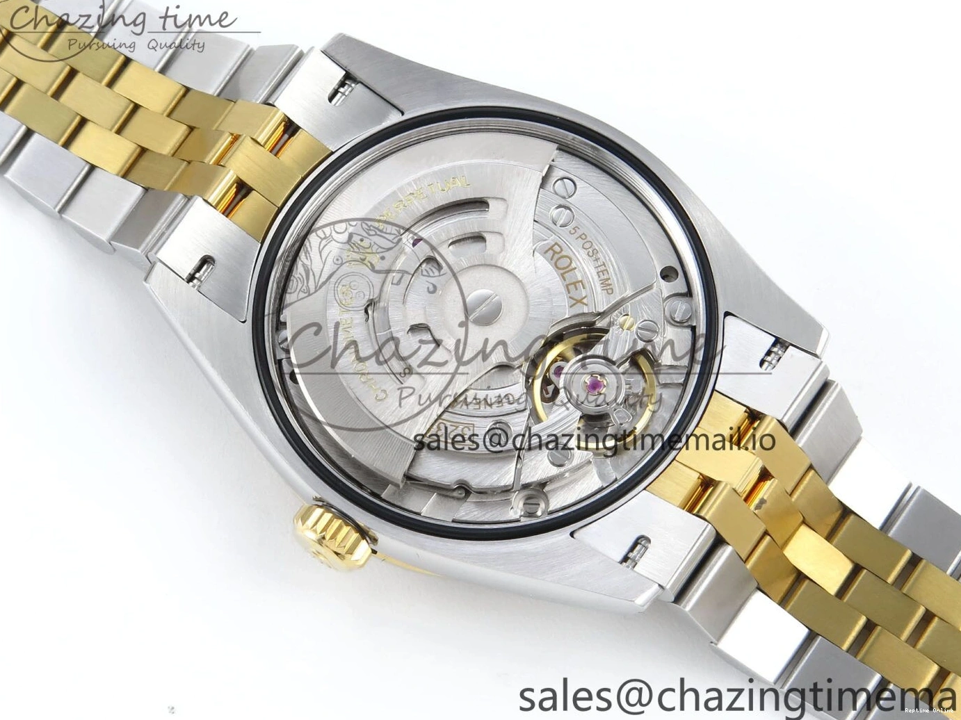 1225 Resilient DateJust 36 126233 EWEF Best Edition YG Stick Dial on SS YG Jubilee Bracelet A 624